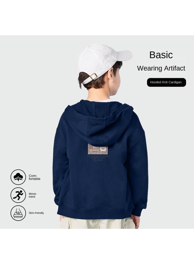 Badibadi Children's Jacket, Large Kids Spring Versatile Hooded Cardigan, Lightweight Top For Boys And Girls, Spring Sportswear For Teenagers - Image 2