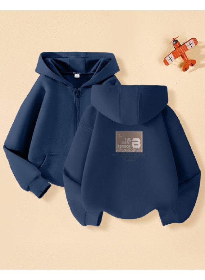 Badibadi Children's Jacket, Large Kids Spring Versatile Hooded Cardigan, Lightweight Top For Boys And Girls, Spring Sportswear For Teenagers - Image 1