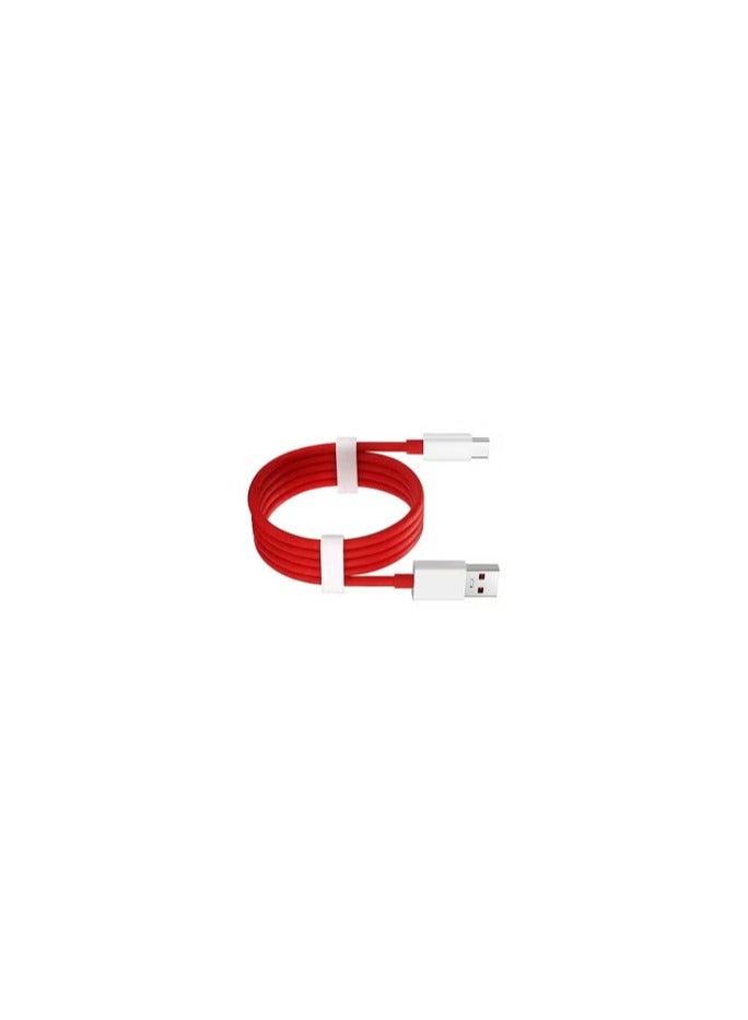 CATANES 1 Pack Of OnePlus Type C Dash Charging USB Data Cable Red - Image 1