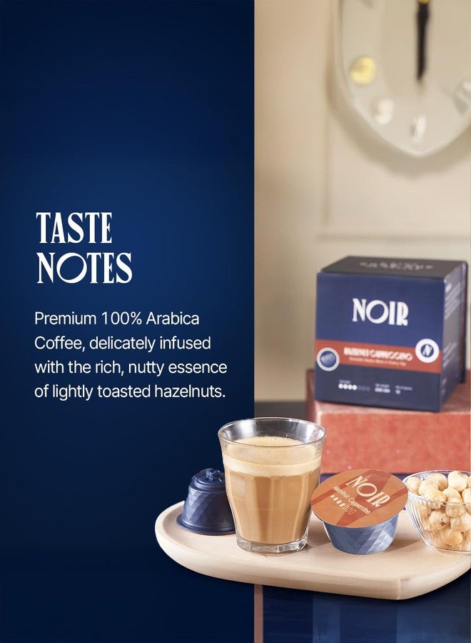 Noir's Premium Hazelnut Cappuccino Bundle of 30 Pods | Rich Dairy Creamer with Smoothy Hazelnut Flavor | Velvety Frothy Finish | Dolce Gusto Compatible Pods | Pack of 3 Boxes - Image 3