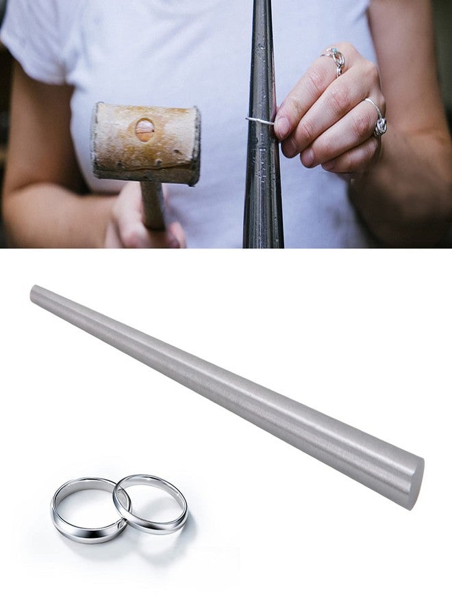 Betued Ring Enlarger, Jewelry Ring Enlarger, Stainless Steel Ring Enlarger Stick, Ring Sizer Mandrel Sizer Tool for Jewelry Making Ring Forming Jewellery Craft (18.5cm) - Image 2