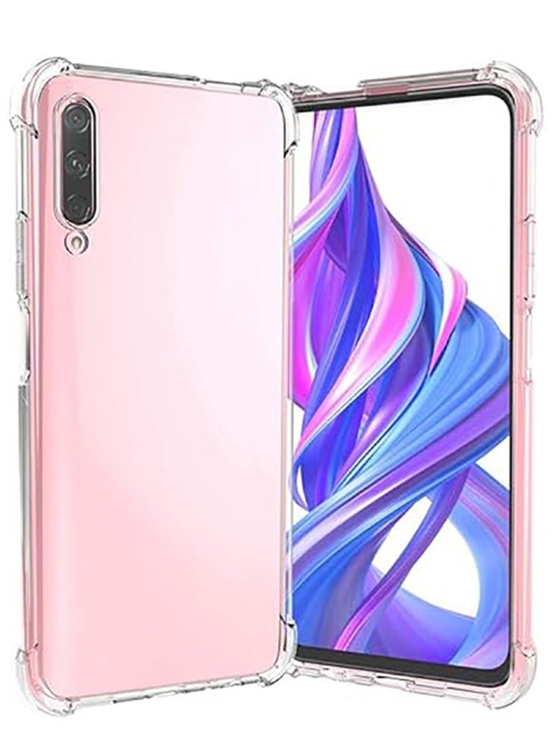 Theodor Huawei Y9S Clear Case, Shock-Absorption TPU Cell Phone Cover with Reinforced Corners, Soft Flexible & Crystal Clear Protective Bumper Case - Image 1