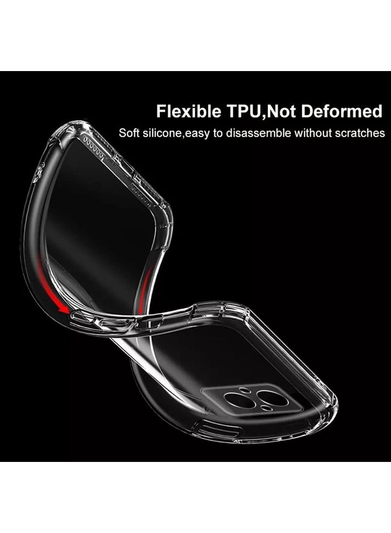 Theodor Huawei Y9S Clear Case, Shock-Absorption TPU Cell Phone Cover with Reinforced Corners, Soft Flexible & Crystal Clear Protective Bumper Case - Image 4