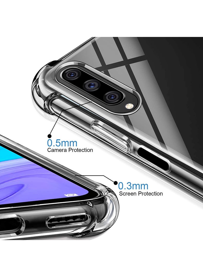 Theodor Huawei Y9S Clear Case, Shock-Absorption TPU Cell Phone Cover with Reinforced Corners, Soft Flexible & Crystal Clear Protective Bumper Case - Image 2