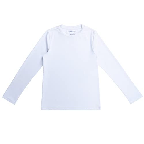 Fruit of the Loom Girls Performance Baselayer Thermal Base Layer Set, White, 10-12 US - Image 3