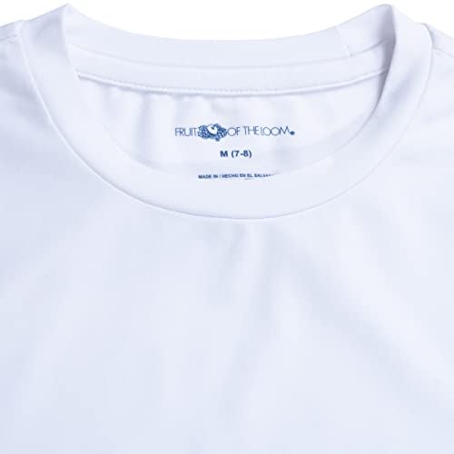 Fruit of the Loom Girls Performance Baselayer Thermal Base Layer Set, White, 10-12 US - Image 4
