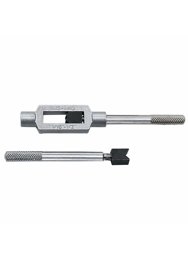 Sunxenze 8pcs Metric Thread Machine Taps Set, Hand Screw Thread Plug Taps M3 M4 M5 M6 M8 M10 M12 with Adjustable Tap Wrench 1/16-1/2'' - Image 4