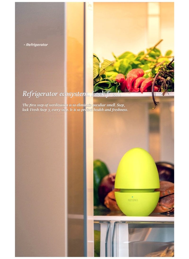 ROOTSENSE TONGUE-PROTECTING FANER EVAPORATOR FOR REMOVING ODORS AND PURIFYING AIR - Kills Listeria - 0 consumable parts - Bacterial-sterilizing candy eggs - Image 5