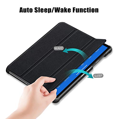 ProElite Ultra Sleek Smart Flip Case Cover for Lenovo Tab M10 FHD Plus X606V / TB-X606F / TB-X606X 10.3 inch Tablet, Black (Fits 1st & 2nd Gen Both) - Image 5