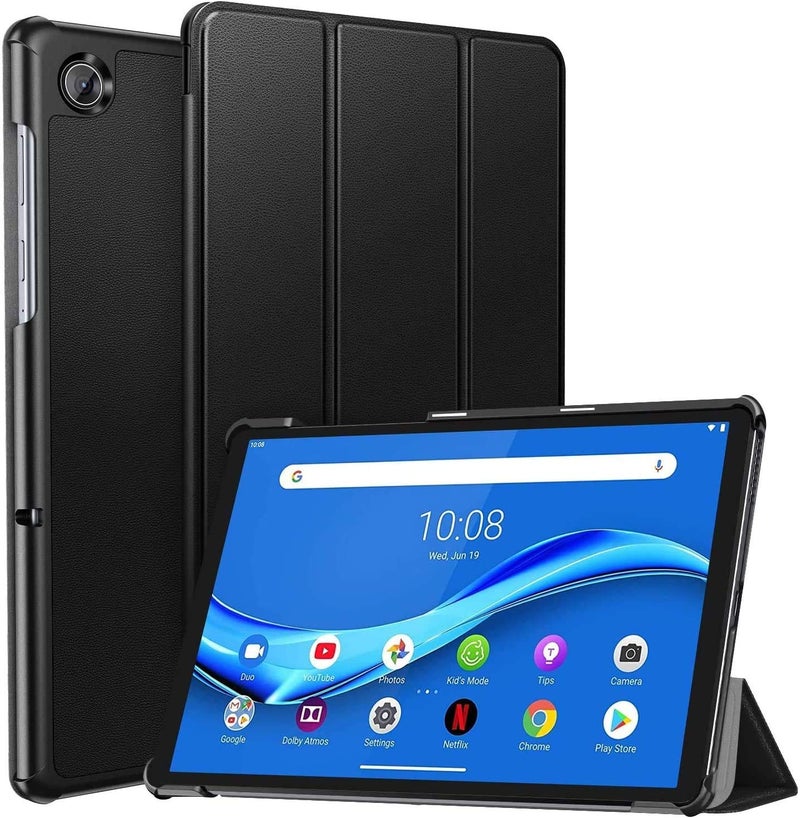 ProElite Ultra Sleek Smart Flip Case Cover for Lenovo Tab M10 FHD Plus X606V / TB-X606F / TB-X606X 10.3 inch Tablet, Black (Fits 1st & 2nd Gen Both) - Image 1