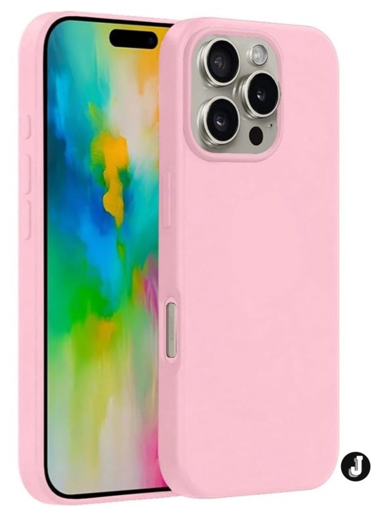 JAJEEK "NEW Liquid Silicone Case for iPhone 16 Pro - Ultra-Slim, Soft Microfiber Lining & Drop Protection" - Image 1
