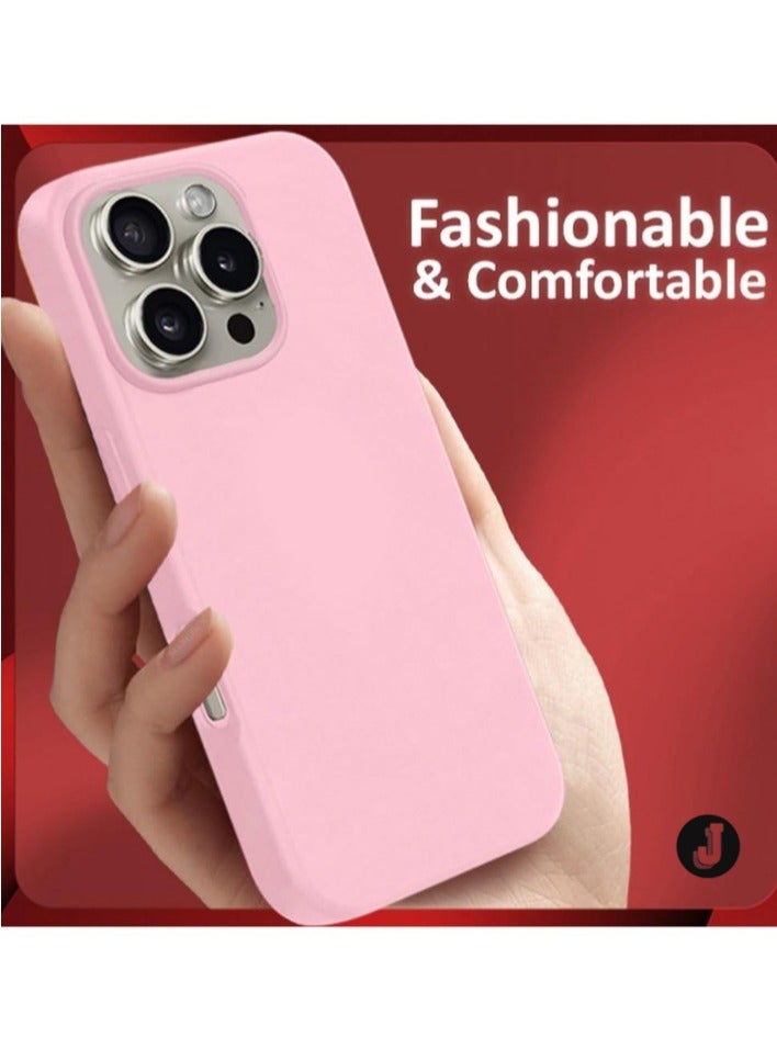 JAJEEK "NEW Liquid Silicone Case for iPhone 16 Pro - Ultra-Slim, Soft Microfiber Lining & Drop Protection" - Image 4