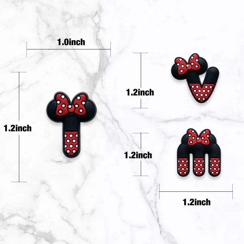 Zanerolan 26Pcs Cartoon Alphabet Shoe Decoration Charms for Croc Clog, Letter Charms Accessories for Shoes - Image 2