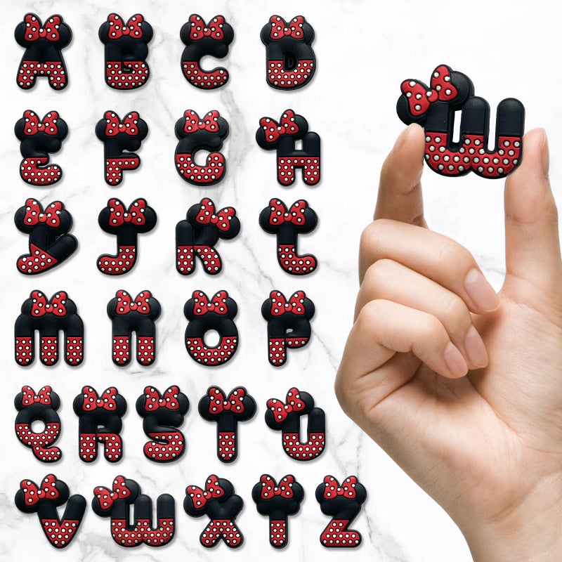 Zanerolan 26Pcs Cartoon Alphabet Shoe Decoration Charms for Croc Clog, Letter Charms Accessories for Shoes - Image 5