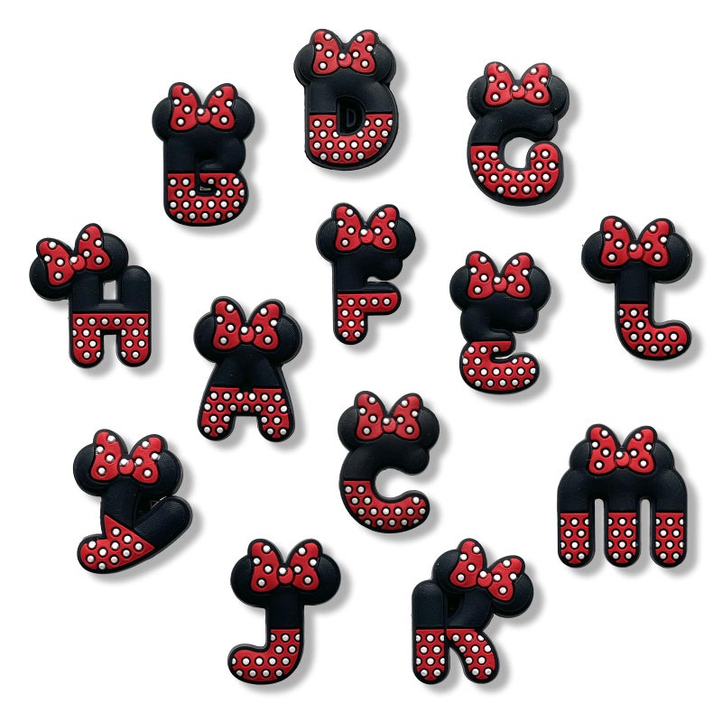 Zanerolan 26Pcs Cartoon Alphabet Shoe Decoration Charms for Croc Clog, Letter Charms Accessories for Shoes - Image 3