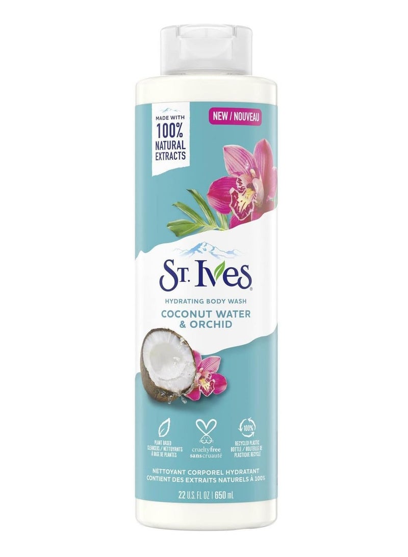 St. Ives shower gel with orchid and coconut water extracts, 650 ml - Image 1