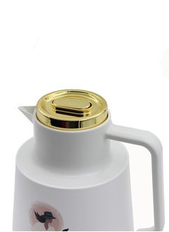 YOLO Yolo  Coffee/Tea Vacuum Flask 1 Liter Urban Lady -Grey Colour  - Image 3