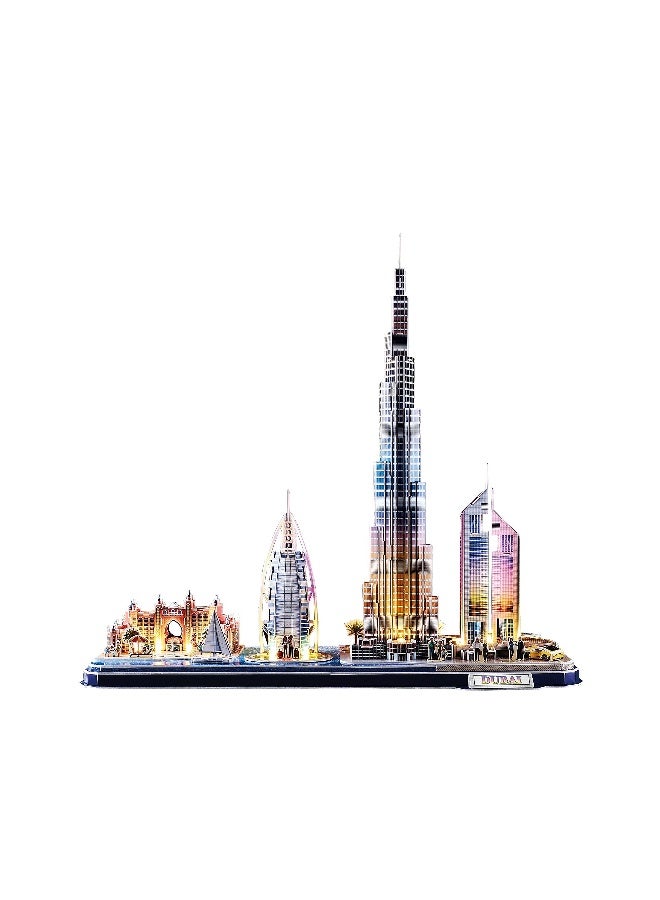 CubicFun 3D Puzzle LED City Line 182pc - Image 3