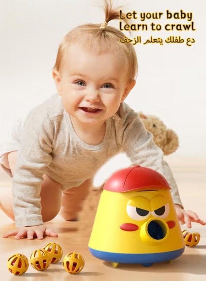 ميكسد ألعاب للأطفال الصغار الذين يتعلمون المشي، ألعاب تفاعلية، طائرات دوارة لقيادة الأطفال الصغار لجمع الأجراس، ألعاب تعليمية كهربائية - Image 5