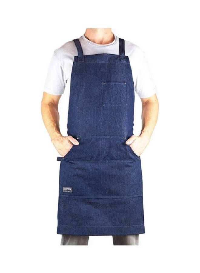 NIBEMINENT Oversized Apron Blue 27x34inch - Image 1
