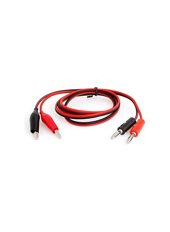 PROMASS Digital Multimeter Alligator Clips To Banana Plug Test Lead Probe Cable Cord  - Image 2