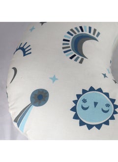 Kidz Klub Kidz Klub Harry Celestrial Nursing Pillow -100% Cotton Printed Kids  Design -Nursing Support for Breastfeeding Bottle Feeding and Bonding- Size :  60 x 58 x 15cm  - Image 5