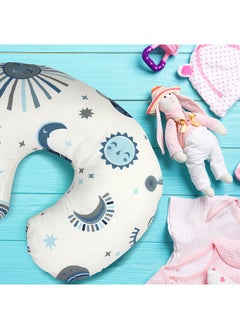 Kidz Klub Kidz Klub Harry Celestrial Nursing Pillow -100% Cotton Printed Kids  Design -Nursing Support for Breastfeeding Bottle Feeding and Bonding- Size :  60 x 58 x 15cm  - Image 4