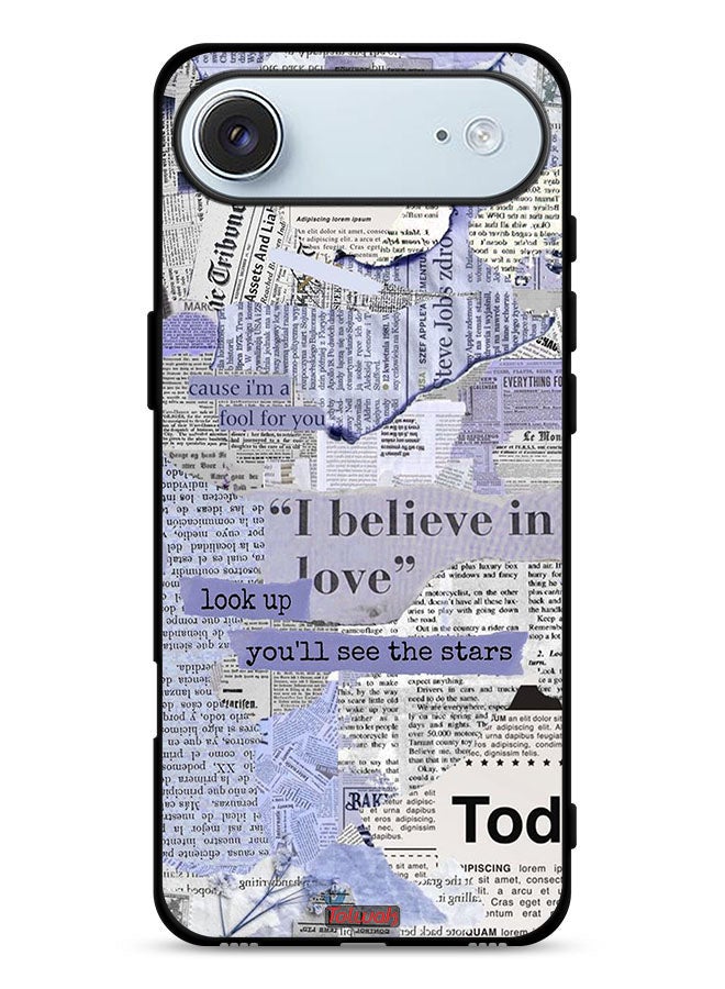Tolwak Apple iPhone Air Protective Case Cover Newspaper Pieces - Image 1
