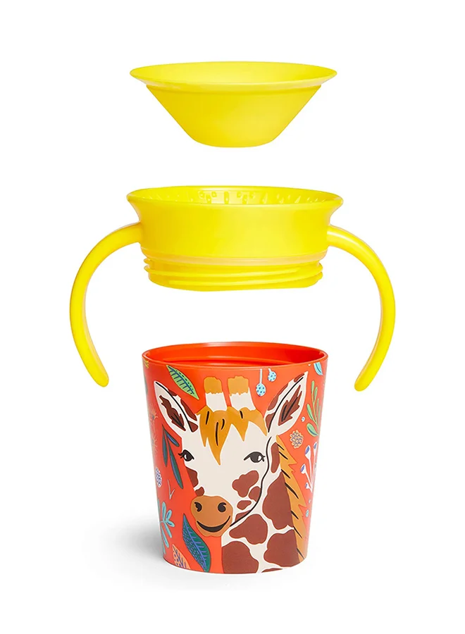 Munchkin Miracle 360° Wildlove Trainer Cup 6oz/177ml Giraffe