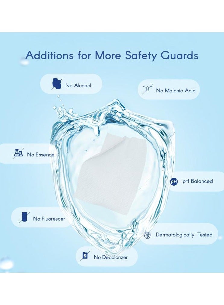 Aiwibi Mini Baby Wet Wipes Pack of 8x8 Pack of 3 - Image 4