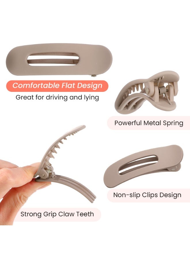 6 Pcs Flat Hair Clips Small, Ymapinc 2.36 Inch Matte Barrettes for Women, Mini Clips for Thin/Fine Hair, Styling Accessories for Bangs & Flyaways - Image 3