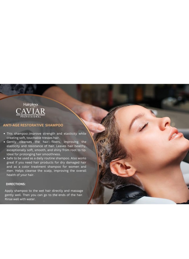 Hairplexx Caviar Anti Age Restorative Nourishing Hair Conditioner Treatment 1000ml