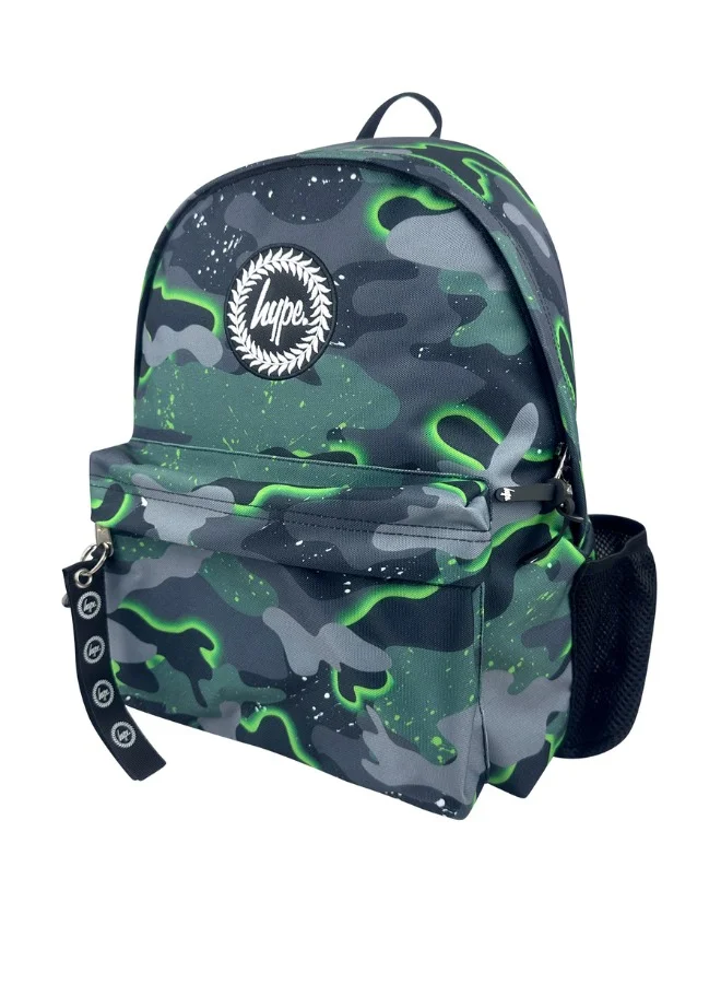 چاست هايب Iconic Backpack - Green Glow Camo