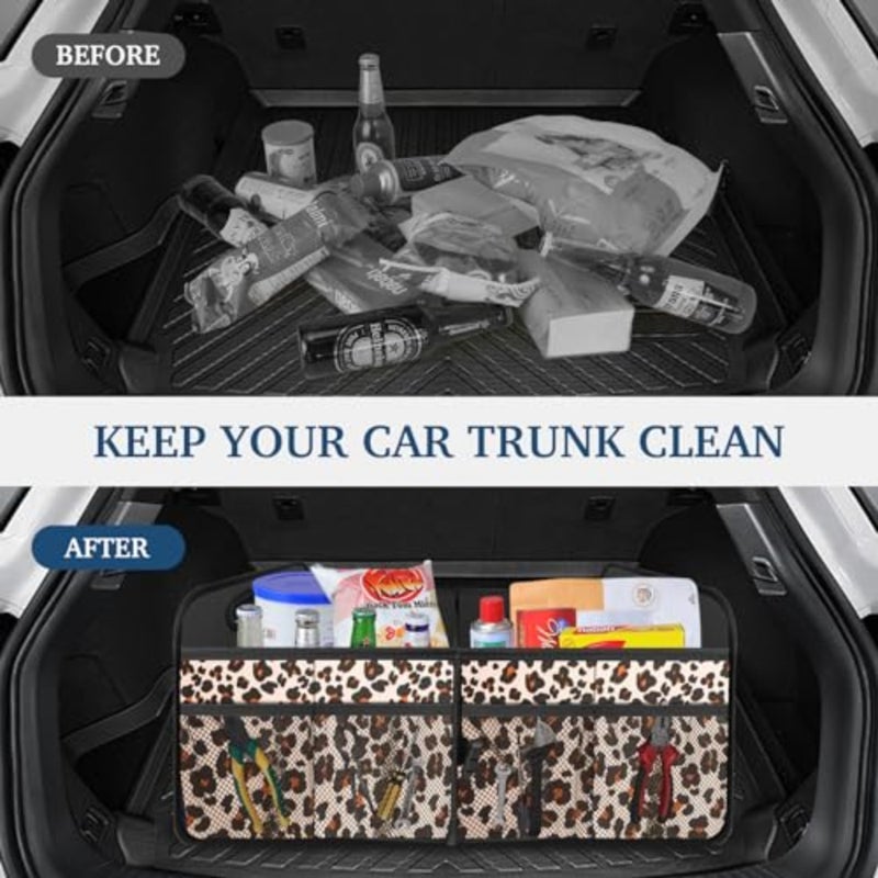 Car Trunk Organizer, Trunk Storage Organizer with Capacity Waterproof Collapsible Trunk Organizer for Car Suv/Jeep/Sedan - Image 5