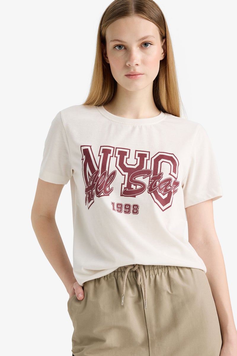 DeFacto Woman Regular Fit Short Sleeve T  - Image 2