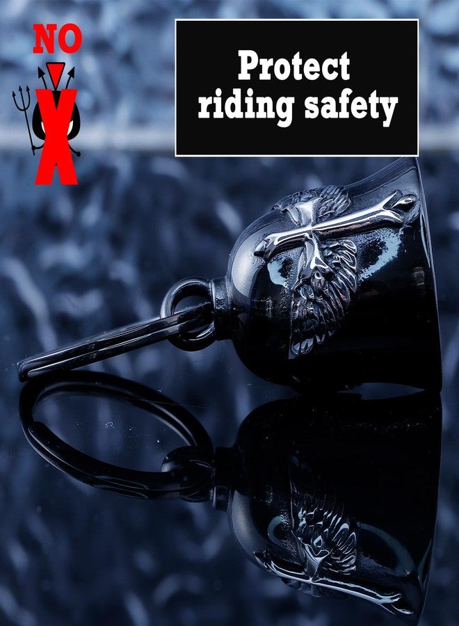 CYZBTBl Motorcycle for Bells - Motorcycle Angel Bell for Men Women,Bell Biker Accessory,Guard Riding Safety - Image 4