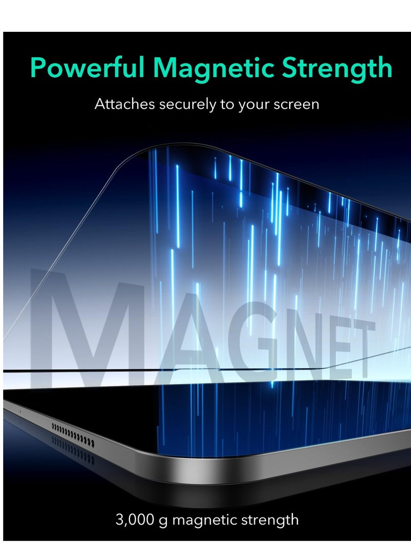 DUSALA IPad Pro 11 Inch M4 Paper-Feel Magnetic Screen Protector 2024 Write and Draw Like on Paper Detachable and Reusable Compatible with Tempered Film Matte Finish - Image 5
