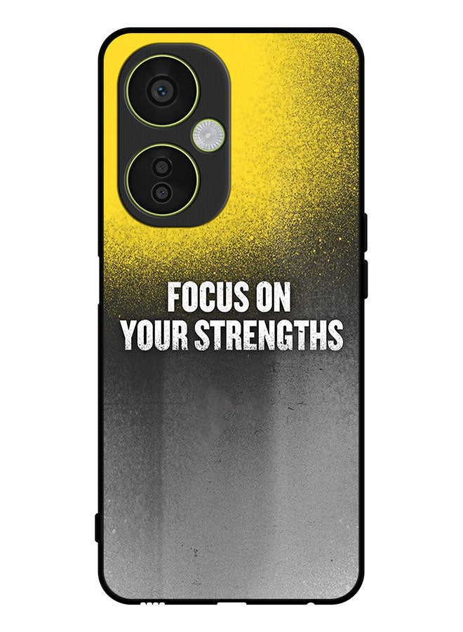 Covernex Protective Case Cover For OnePlus Nord CE 3 Lite Focus On Your Strengths - Image 1