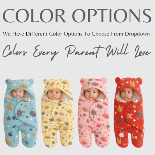 First Kick Baby Blanket Newborn Gift Pack of Swaddle Wrapper, 0-9 Months, Length 68 cm x Width 68 cm - Image 4
