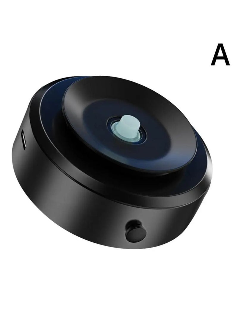 AROAQ Phone Holder, Intelligent Car Mount Mobile Phone Holder, Portable Double Sided Magnets Mount Stand, Strong Adsorption 360 Degree Rotation Cell Phone Holder Bracket, (1pc, Black) - Image 1