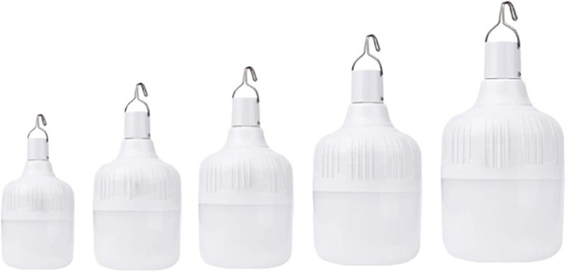 1-8pcs Portable Outdoor Camping Lights USB Rechargeable lamp LED Emergency Bulb Hook High Power Tents Lantern(120W,Green) - Image 3