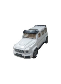 die cast Mercedes Benz G63 AMG 1:32 Scale Model Car,Plastic Model Cars Pull Back Toy Car with Sound and Light for Kids & Adult Gift (White)  - Image 5