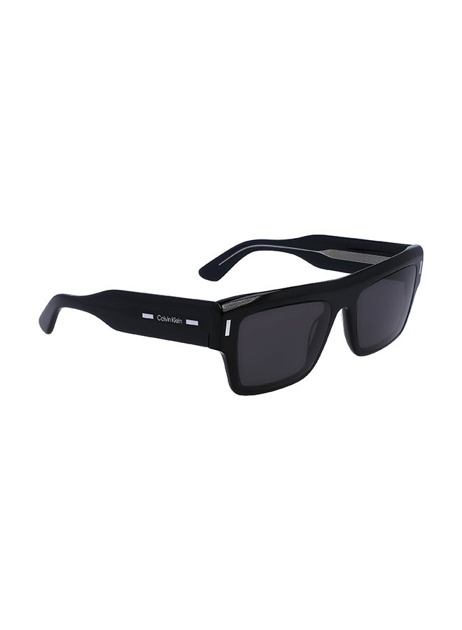 CALVIN KLEIN Unisex Square Sunglasses - CK23504S-001-5519 - Lens Size: 55 Mm - Image 1