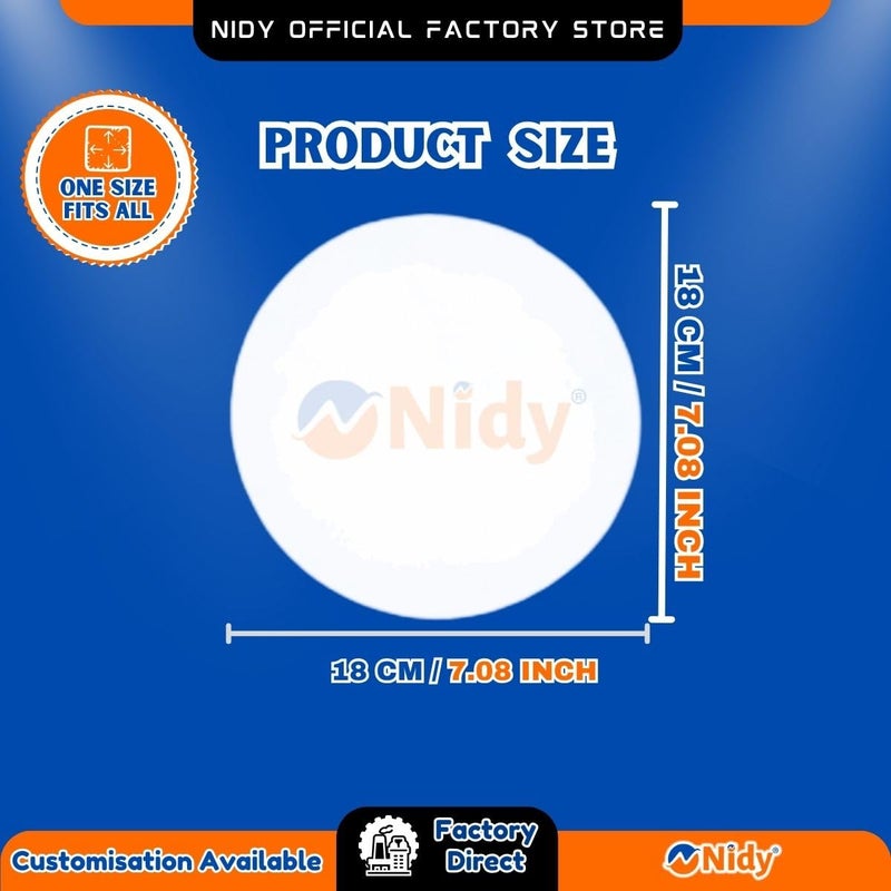 STORE77 نيدي® 50 قطعة أوراق حماية الأطباق القابلة للتصرف - وسادات cushioning غير المنسوجة القابلة لإعادة الاستخدام لتكديس الأطباق والأوعية وأدوات الطهي، تخزين المطبخ والتنقل، تخزين الخزائن - Image 3