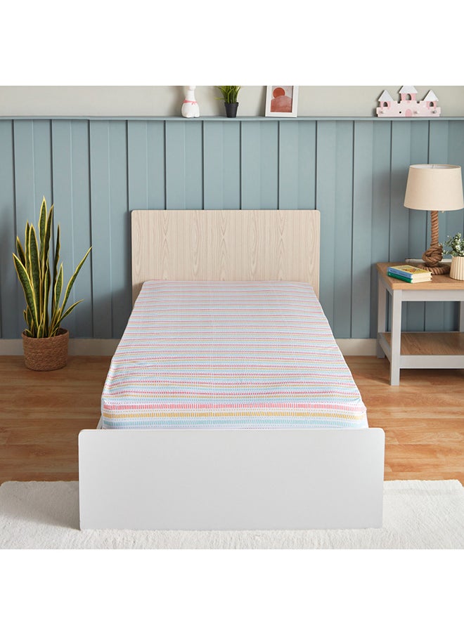 Home Box - Hermione Dreams Soiree Single Microfibre Fitted Sheet 90 x 25 x 200 cm - Image 1