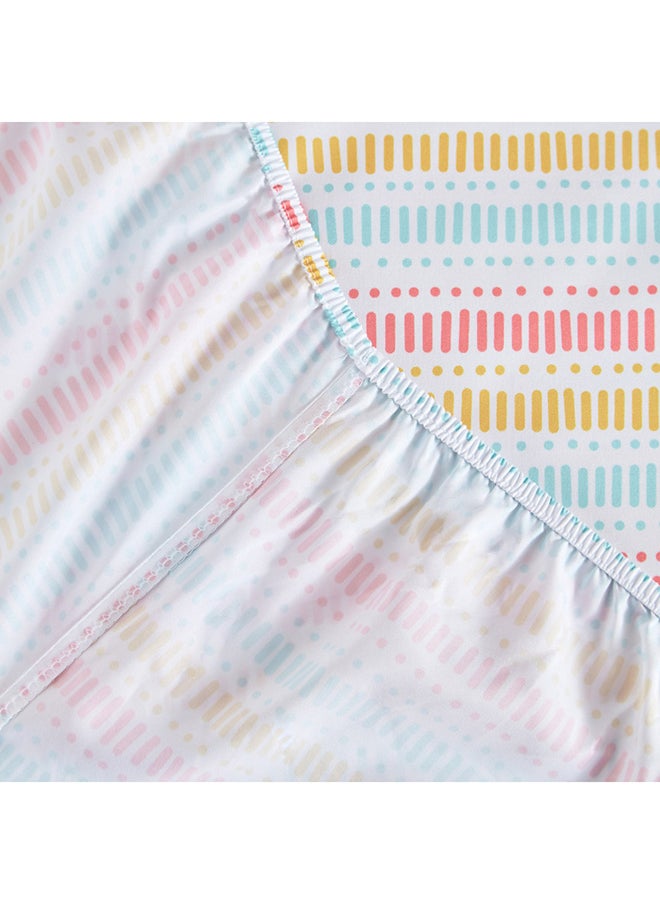 Home Box - Hermione Dreams Soiree Single Microfibre Fitted Sheet 90 x 25 x 200 cm - Image 1