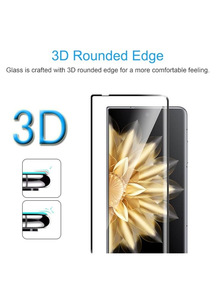 General - For Honor Magic V2 screen protector, 2 x 9H hardness external tempered glass + 2 soft TPU inner protectors + 2 camera protectors, scratch resistant - Image 1
