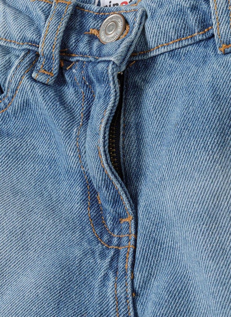 مينوتي شورت جينز للبنات المراهقات - Image 3