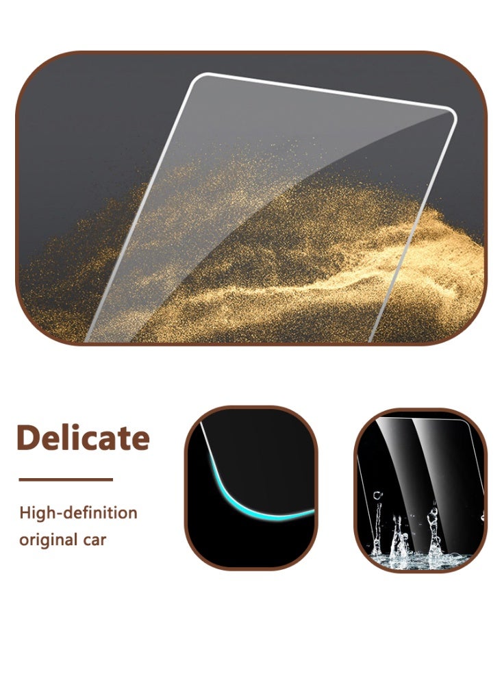 BYD Anti Scratch Anti Fingerprint Full Cover Tempered Glass Screen Protector Set For Equation Leopard Ti 7 Central Control & Instrument Dual Screens - Image 2
