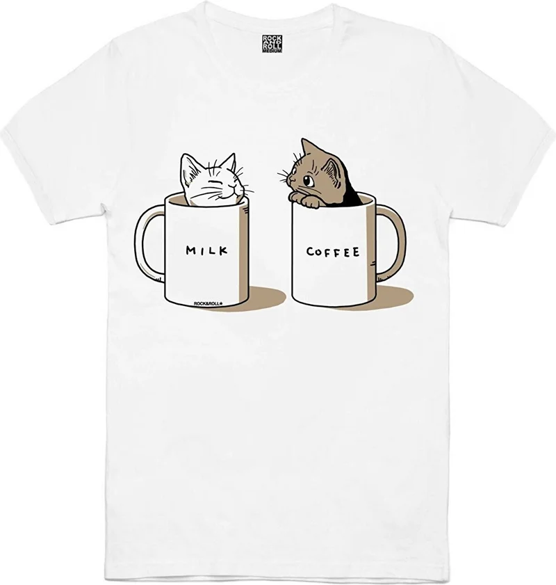 Rock&Roll Milky and Plain, Curious, French Rapper Men's 3-Piece Eco Pack T-Shirt